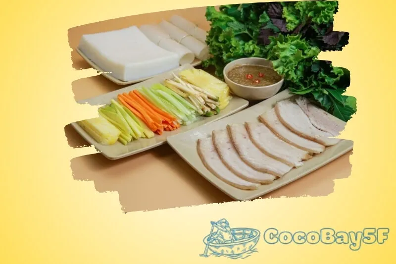 Bánh tráng cuốn thịt heo
