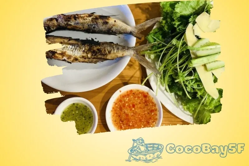 Cá chuồn xanh nướng Núi Thành