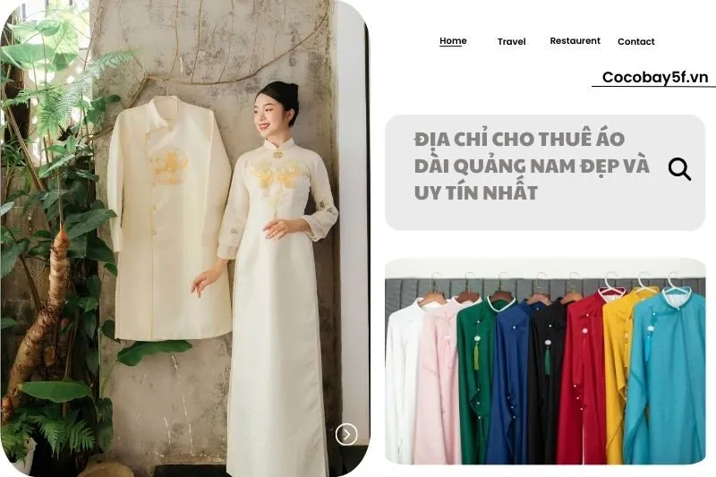 Địa chỉ cho thuê áo dài Quảng Nam đẹp và uy tín nhất