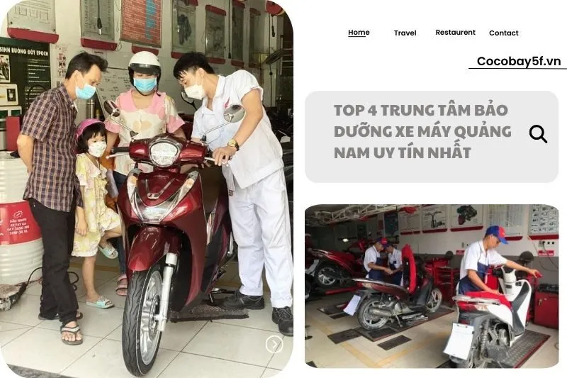 Top 4 Trung Tâm Bảo Dưỡng Xe Máy Quảng Nam Uy Tín Nhất