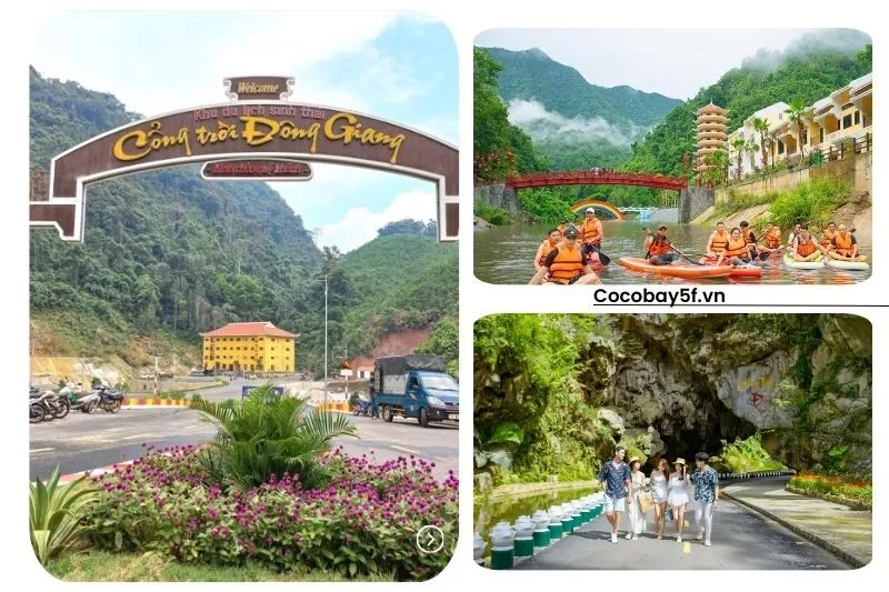 Các hoạt động ngoài trời tại Cổng Trời Đông Giang