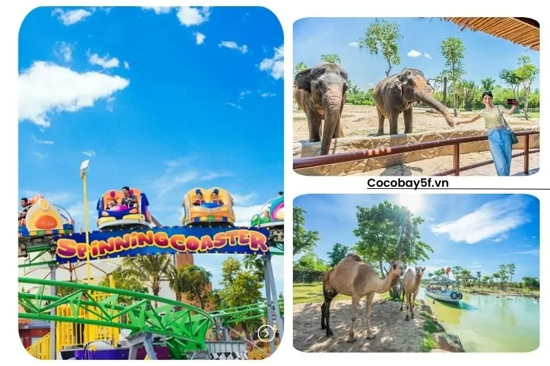Các khu vực và hoạt động tại VinWonders Nam Hội An