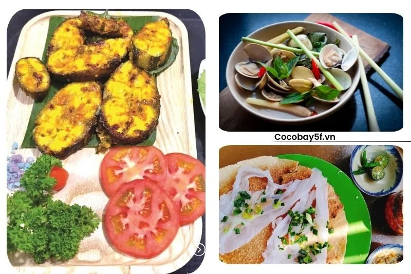 Các món ăn đặc sản tại Biển Tam Thanh
