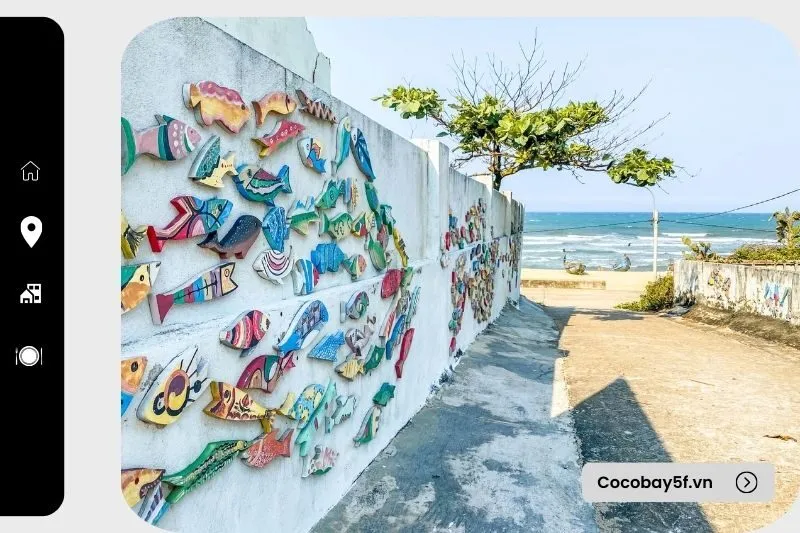 Khám phá làng bích họa Tam Thanh gần biển