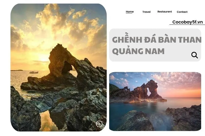 Ghềnh đá Bàn Than Quảng Nam