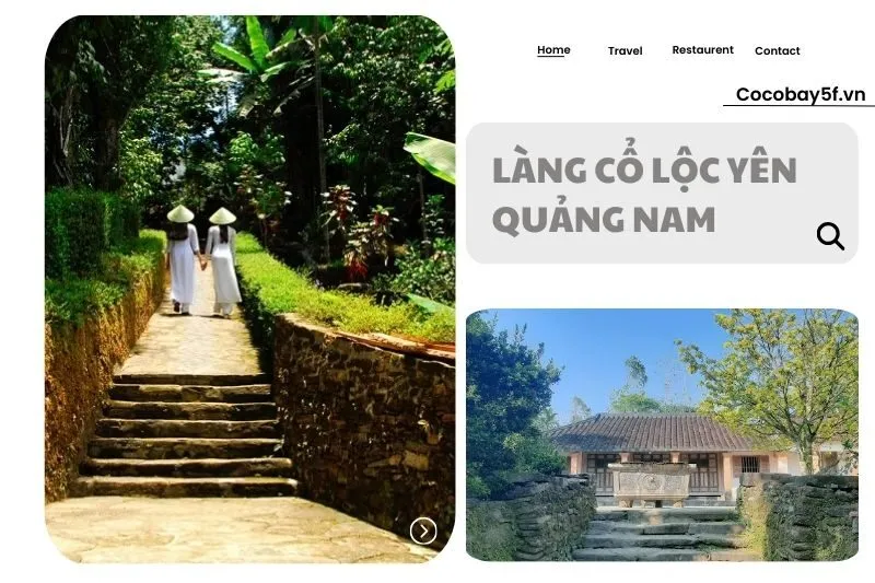 Làng cổ Lộc Yên Quảng Nam
